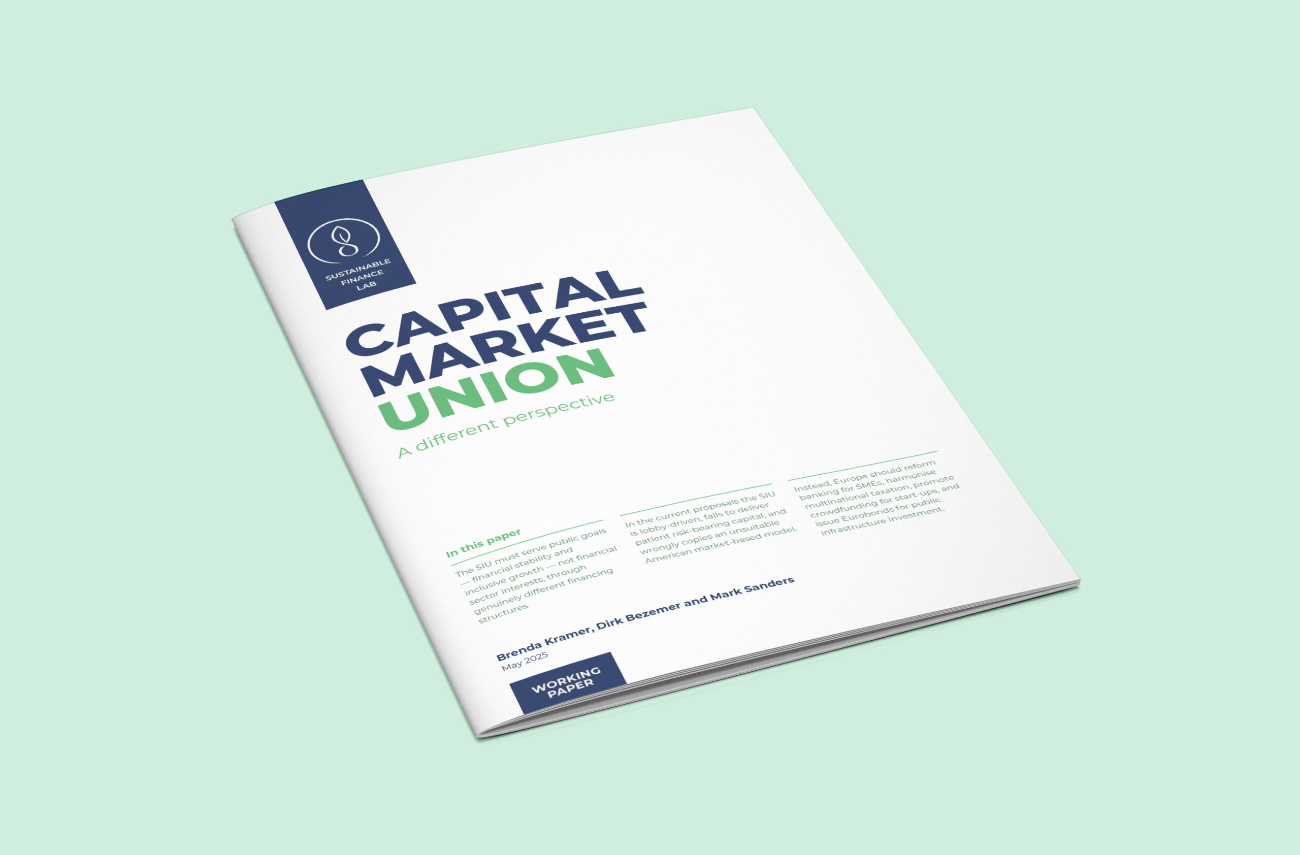 Working paper Capital Markets Union